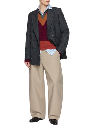 Figure View - Click To Enlarge - DRIES VAN NOTEN - Medan Layered Sweater