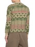 Back View - Click To Enlarge - DRIES VAN NOTEN - Macos Patterned Intarsia Sweater