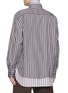 Back View - Click To Enlarge - DRIES VAN NOTEN - Camber Layered Striped Shirt