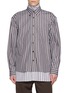DRIES VAN NOTEN Camber Layered Striped Shirt