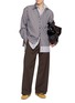 Figure View - Click To Enlarge - DRIES VAN NOTEN - Camber Layered Striped Shirt