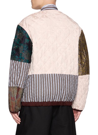 Back View - Click To Enlarge - DRIES VAN NOTEN - Vernon Patchwork Jacket