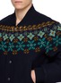  - DRIES VAN NOTEN - Fair Isle Embroidered Bomber Jacket