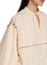  - INTO THE EAST - Embroidered Stitching Loose Sleeve Top