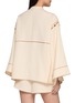 Back View - Click To Enlarge - INTO THE EAST - Embroidered Stitching Loose Sleeve Top