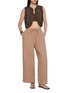 Figure View - Click To Enlarge - INTO THE EAST - Straight Leg Drawstring Pants