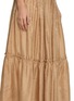  - INTO THE EAST - Pleated Jacquard Midi Skirt