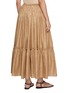 Back View - Click To Enlarge - INTO THE EAST - Pleated Jacquard Midi Skirt
