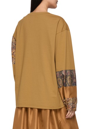 Back View - Click To Enlarge - INTO THE EAST - Patchwork Long Sleeve T-shirt