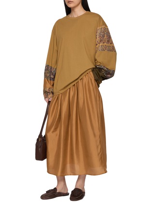 Figure View - Click To Enlarge - INTO THE EAST - Patchwork Long Sleeve T-shirt