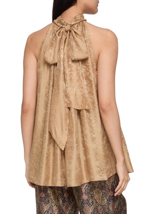 Back View - Click To Enlarge - INTO THE EAST - Jacquard High Neck Top
