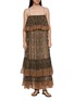 INTO THE EAST Paisley Print Layered Camisole Maxi Dress