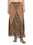 INTO THE EAST Paisley Colour Blocked Maxi Skirt