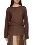 INTO THE EAST Long Sleeve Textured Knit Top