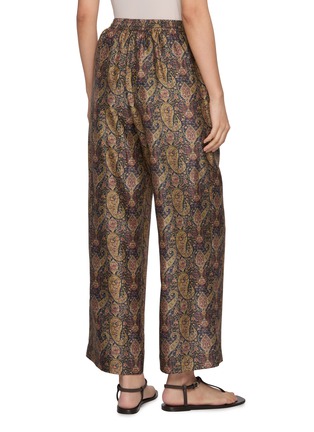 Back View - Click To Enlarge - INTO THE EAST - Paisley Straight Leg Pants