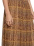  - INTO THE EAST - Paisley Pleated Midi Skirt