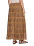 Back View - Click To Enlarge - INTO THE EAST - Paisley Pleated Midi Skirt