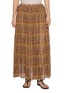 INTO THE EAST Paisley Pleated Midi Skirt