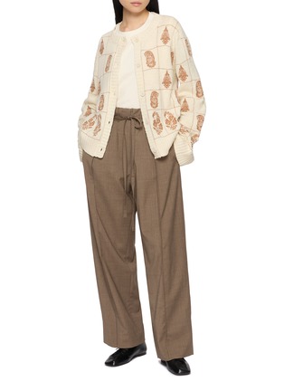 Figure View - Click To Enlarge - INTO THE EAST - Pattern Knit Cardigan