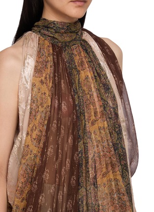  - INTO THE EAST - Paisley High Neck Maxi Dress