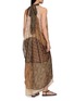 Back View - Click To Enlarge - INTO THE EAST - Paisley High Neck Maxi Dress