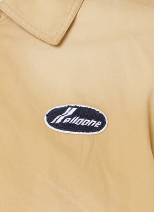  - WE11DONE - Washed Logo Patch Blouson Jacket
