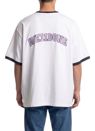 Back View - Click To Enlarge - WE11DONE - Doodle Teddy Pocket T-Shirt