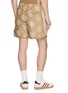 Back View - Click To Enlarge - ADIDAS - Geometric Pattern Drawstring Shorts