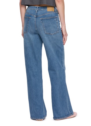Back View - Click To Enlarge - RAG & BONE - Wide Leg Denim Jeans