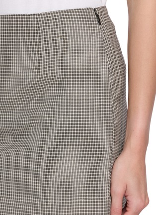  - RAG & BONE - Piper Chequered Wool Mini Skirt