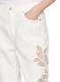  - RAG & BONE - Shea Floral Cut Out Light Wash Jeans