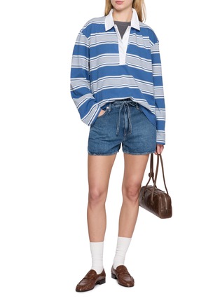 Figure View - Click To Enlarge - RAG & BONE - Nolan Drawstring Waistband Denim Shorts