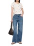 Figure View - Click To Enlarge - RAG & BONE - Shea Straight Leg Medium Wash Jeans