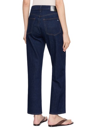 Back View - Click To Enlarge - RAG & BONE - Harlow Straight Leg Dark Wash Jeans