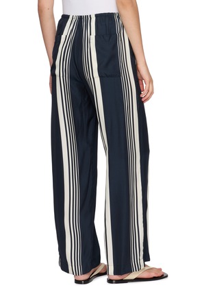Back View - Click To Enlarge - RAG & BONE - Claire Striped Pants
