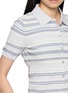  - RAG & BONE - Karina Short Sleeve Striped Rib Knit Cardigan