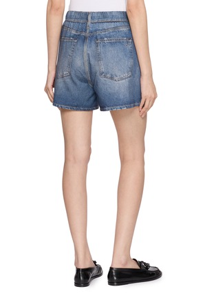 Back View - Click To Enlarge - RAG & BONE - Miramar Cotton Terry Track Shorts