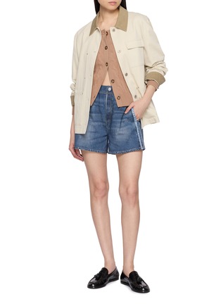 Figure View - Click To Enlarge - RAG & BONE - Miramar Cotton Terry Track Shorts