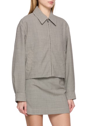 Detail View - Click To Enlarge - RAG & BONE - Krista Chequered Wool Jacket