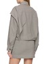 Back View - Click To Enlarge - RAG & BONE - Krista Chequered Wool Jacket