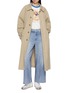 Figure View - Click To Enlarge - RAG & BONE - Andi Miramar Wide Leg Cotton Pants