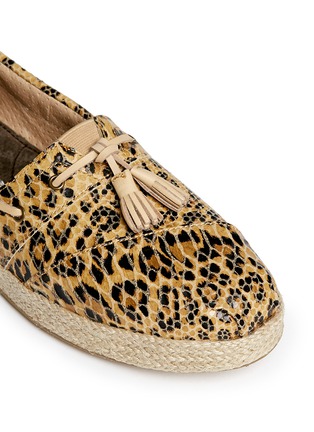 Detail View - Click To Enlarge - 90294 - TOMS+ Classics Leopard Snake tassel slip-ons