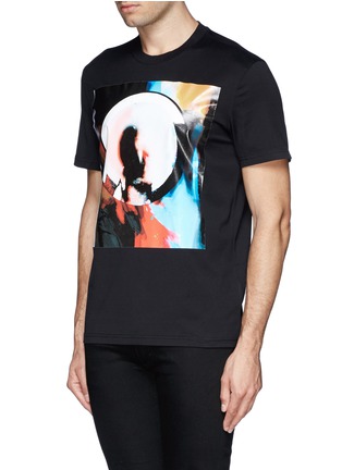 Front View - Click To Enlarge - GIVENCHY - Black Madonna abstract print T-shirt