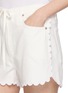  - RAG & BONE - Nolan Drawstring Scalloped Trim Shorts