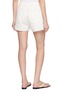 Back View - Click To Enlarge - RAG & BONE - Nolan Drawstring Scalloped Trim Shorts