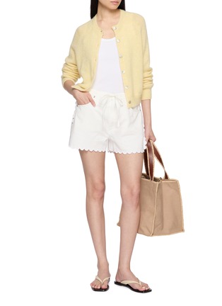 Figure View - Click To Enlarge - RAG & BONE - Nolan Drawstring Scalloped Trim Shorts