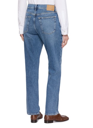 Back View - Click To Enlarge - RAG & BONE - Harlow Straight Leg Medium Wash Jeans