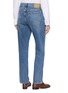 Back View - Click To Enlarge - RAG & BONE - Harlow Straight Leg Medium Wash Jeans