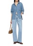 Figure View - Click To Enlarge - RAG & BONE - Phoebe Drawstring Medium Wash Jeans