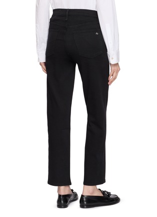 Back View - Click To Enlarge - RAG & BONE - Harlow Straight Leg Dark Wash Jeans